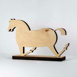 KNIENDES PFERD